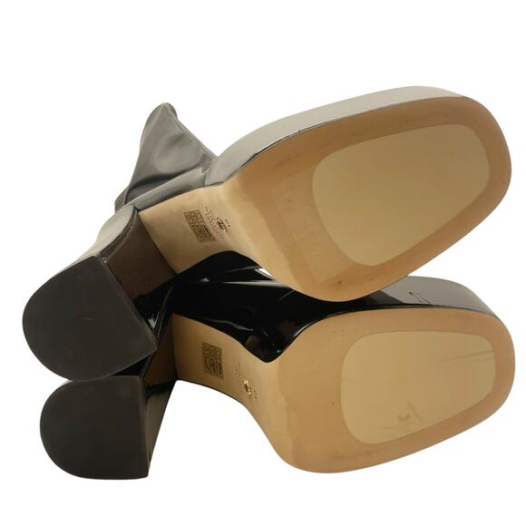 Stuart Weitzman Womens Skyhigh 145 Platform Mid Calf Bootie US 10 Black NWOB - Picture 11 of 12